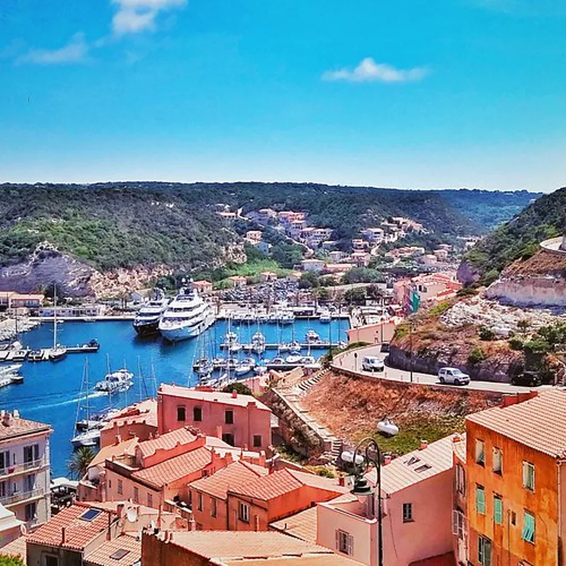 Portul din Bonifacio, Corsica